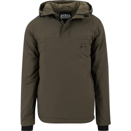 Urban Classics Jas  Padded Pull Over Jacket Tb1443 Olive Mannen Maat - S