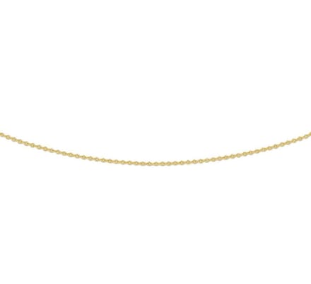 YO&NO - Ketting - Goud - Anker plat 0,8 mm 41 - 43 - 45 cm