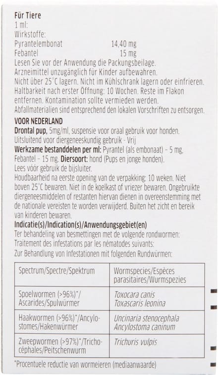 Drontal Pup - 50 ml
