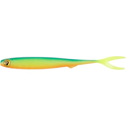 Fox Rage Ultra UV Slick Finesse 9cm - Kleur : Blue Back Chartreuse