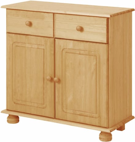 Mette Dressoir met 2 Deuren en 1 Lade - Massief Grenenhout - 80 x 34 x 77 cm