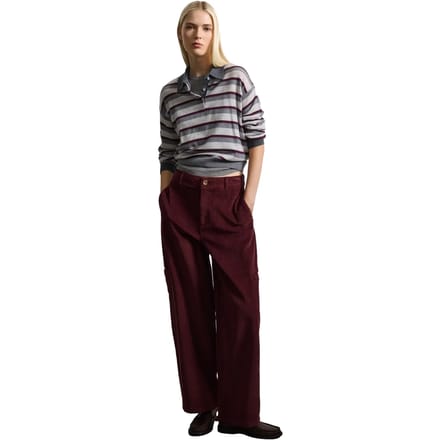 Dames ribfluwelen broek Stefanel