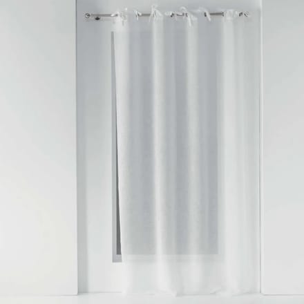 Glasgordijn met Strikjes 140 x 240 cm Callas Wit