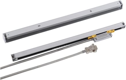 Precisie Liniaal - Meetlat Encoder - Machinebouw Meten - Hoge Nauwkeurigheid - 470mm - Zilver