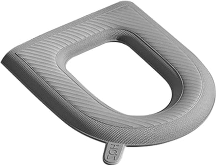 Toiletkussen - Stoelhoes - Reizen en thuis - Waterdicht en draagbaar - 36 cm - Grijs