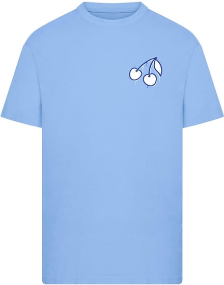 Mister Tee - Japan Cherries Heren Tshirt - M - Blauw