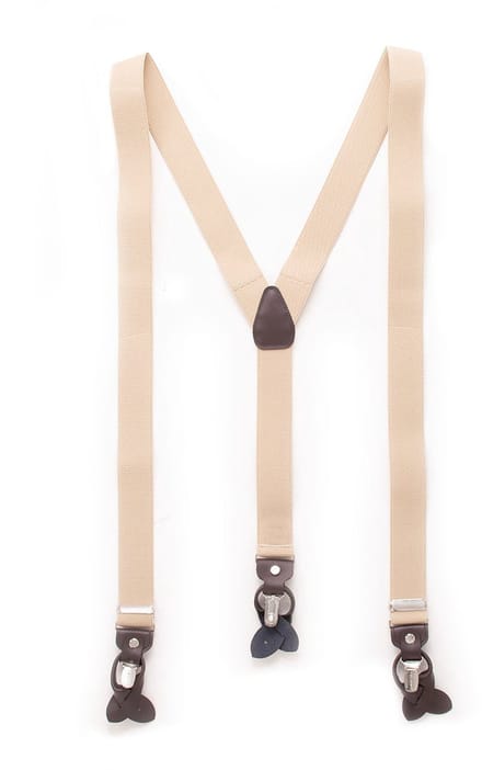 TRESANTI | ZANIN | Elastische bretels uni | Beige