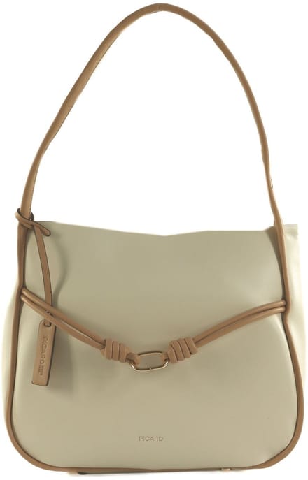 PICARD schoudertas Riviera Hobo Bag White Lily beige