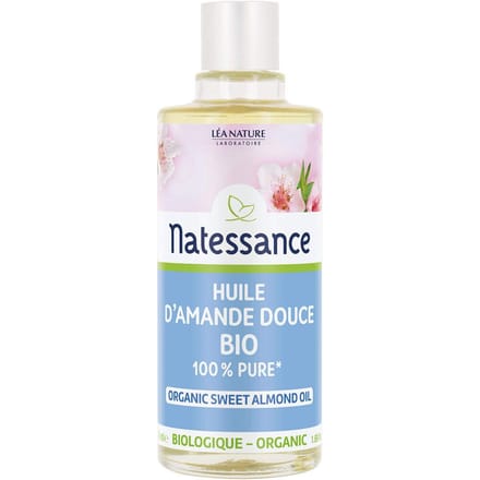 Natessance Biologische Zoete Amandelolie 100% Puur 50 Etherische olie