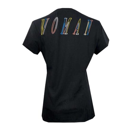 Off-White Dames/Dames Logo T-Shirt (Zwart)