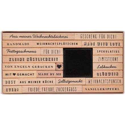 XL Stempel set - Kerst bakken