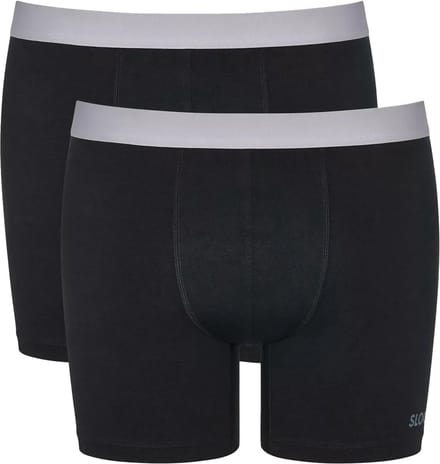 sloggi men GO ABC 2.0 Short 2P Heren Onderbroek - Zwart - Maat XL