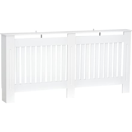 Homcom Mdf Radiatorhoezen voor woonkamer slaapkamer 172X19X81 cm wit
