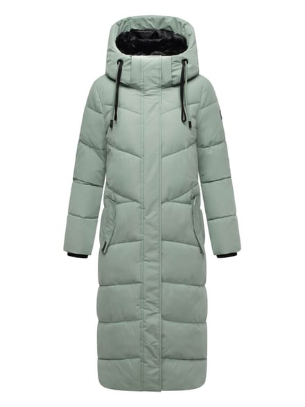 Navahoo dames gewatteerde winterjas Hingucker – Extra Lang & Warm