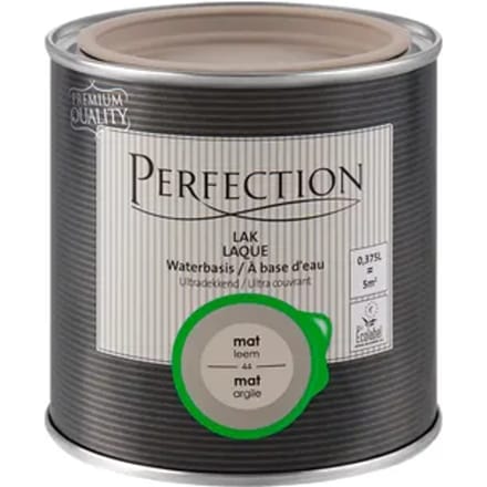 Perfection Houtlak Ultradekkend - Mat - Leem - 375ml