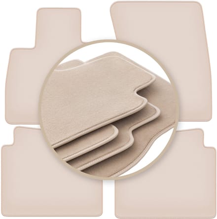 PREMIUM beige vloermatten voor: Ford Kuga MK3 SUV 2019-