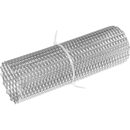 Auto Voorste Middenrooster Ruitvormig Gaas Stabiele Structuur Aluminium Universele Pasvorm voor Auto's Zilver zilver