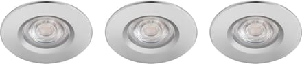Philips Dive badkamerinbouwspot - 3-lichts - chroom