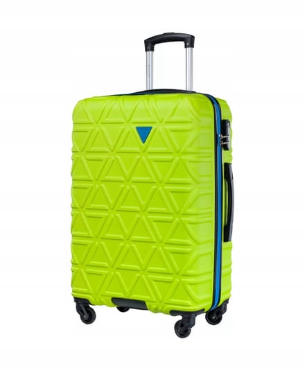 Puccini California Koffer M Limonko ABS 67cm 4x360° Wielen