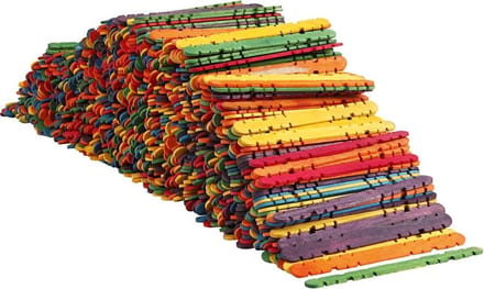 Creotime Houten Knutselset Constructie 11,5 Cm Multi 1000 Stuks