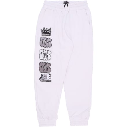 Lichtgewicht trainingsbroek voor heren Graffiti Patch Joggers Wit