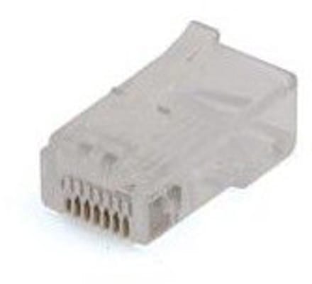 Velleman RJ45 connector pluggen voor ronde kabels 25 stuks