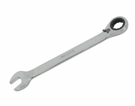 AWTOOLS Serie - Steeksleutel met Ratchet - 18mm - Richtingsschakelaar - CrV Staal