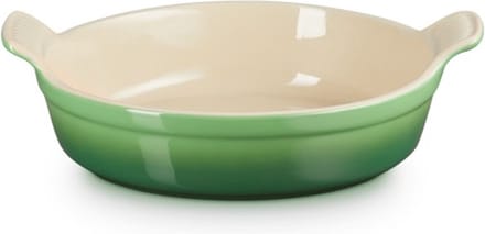 LE CREUSET - Aardewerk - Ovenschaal 24cm rond Bamboe