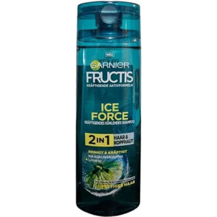 Garnier Fructis Ice Force Lime for Hair & Scalp 2-in-1 Shampoo – 300ml