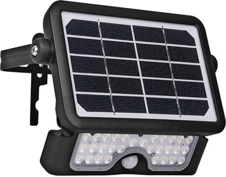 Zonneschijnwerper met PIR-bewegingsmelder - 5 Watt LED, IP65, Buitenverlichting