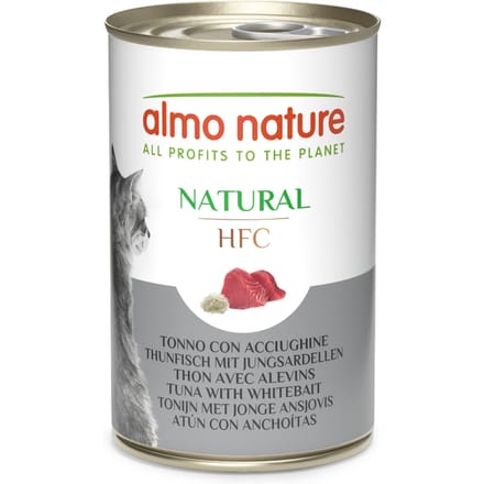 12x140g Tonijn & Jonge Ansjovis Almo Nature Classic Kattenvoer