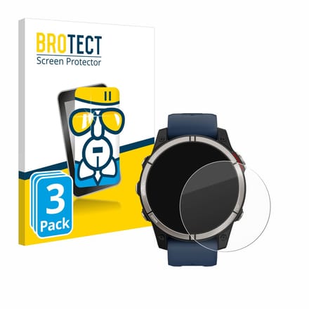 Screenprotector 3 Stuks voor Garmin quatix 7 Beschermglas transparant