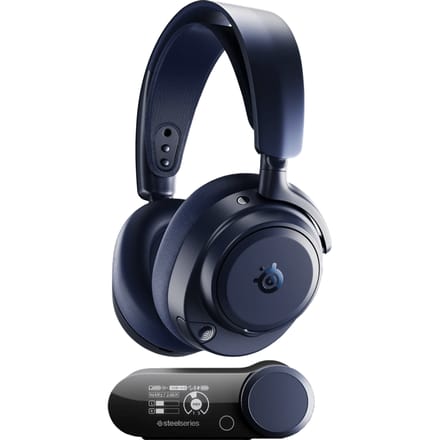 SteelSeries - Arctis Nova Pro Omni - Hi-Res Wireless Certified Gaming Headset - PC, PlayStation, Xbox & Switch - Midnight Blue