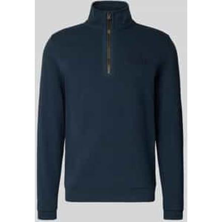 Sweatshirt met opstaande kraag en ritssluiting