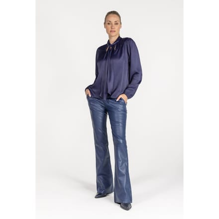 Ibana Tivi Tops Marine Blue Maat: 34 | Blouses Outlet | Dames | Blauw