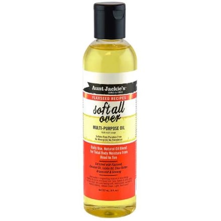 Aunt Jackie's Curls & Coils Flaxseed Recipes Soft All Over Multi-Purpose Oil 237 ml