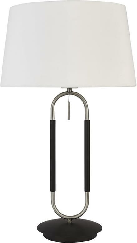 Searchlight Tafellamp Jazz zwart met metaalgrijs - EU41431SS