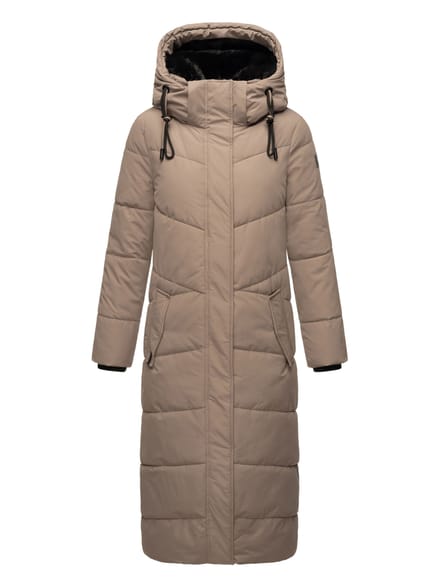 Navahoo dames gewatteerde winterjas Hingucker – Extra Lang & Warm