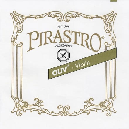 Pirastro P211241 violin string A-2 medium (13 1/2), gut core, aluminum