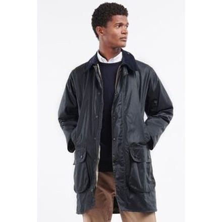 Barbour Border Wax Jas Blauw - Maat 46 - Heren - Wax jassen