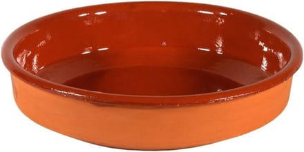 Gerimport Tapas bakjes/schaaltjes - Sevilla - mini - 10 cm - aardewerk - oranje