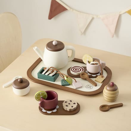 Petite Amélie Houten theeservies NOYER 20 dlg