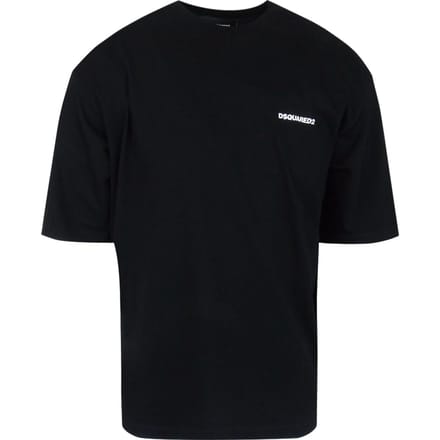 Dsquared2 T-shirt Met Opvallend Logo Op De Achterkant, Zwart