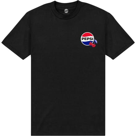 Pepsi Co. Logo Men's T-Shirt - Black - L