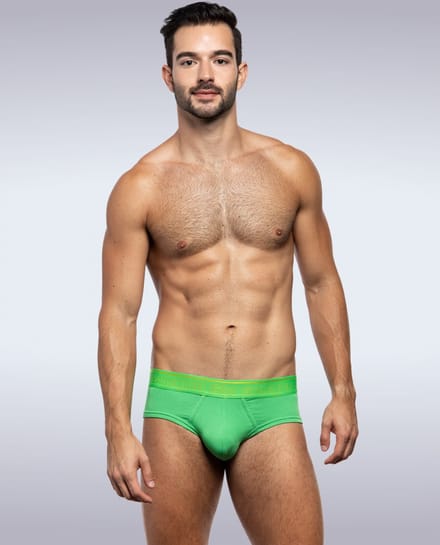 Garçon Brief Green - MAAT M - Heren Ondergoed - Slip voor Man - Mannen Brief