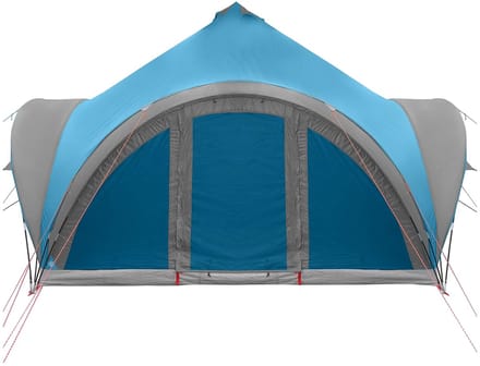 vidaXL - Tipi - Tent - met - dak - Blauw - 6-persoons - Polyester - en - Staal
