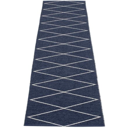Pappelina - Max vloerkleed - donkerblauw - 70 x 320 cm