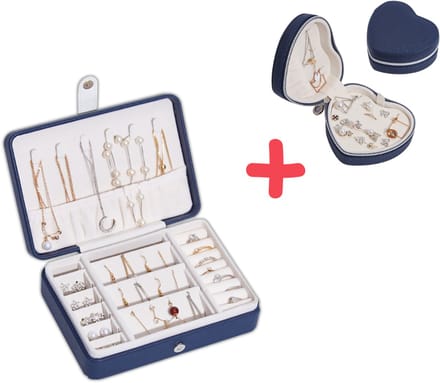 Sieraden Opberger – Luxe Juwelendoos met Indeling – Inclusief Gratis Klein Sieradendoosje