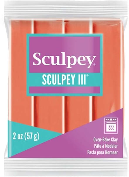Klei III coral - 57 gr - Sculpey