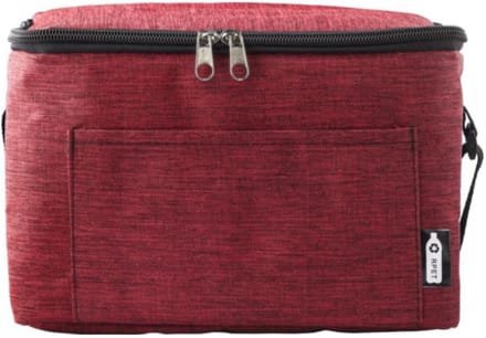 Impression Koeltas / lunchtas Isabella - voor sixpack blikjes - 3 ltr - rood - 16 x 15 x 22 cm